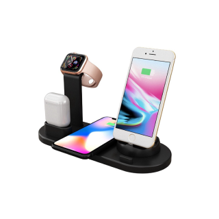 พร้อมส่งแท่นชาร์จแบบไร้สาย 3 in 1 สำหรับ Apple Watch and เครื่องชาร์จไร้สาย Stand