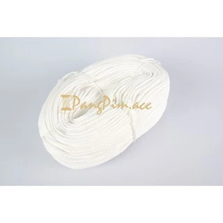 เชือกถักกลม TBE อเนกประสงค์ ลูกเสือ สีขาว/ดำ น้ำหนัก 1 กิโลกรัม (1KG) เบอร์ 4 , 6 , 8
