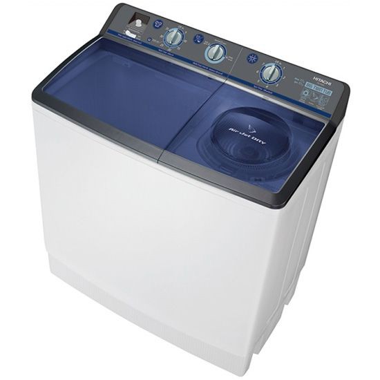 เครื่องซักผ้า เครื่องซักผ้า 2 ถัง HITACHI PS170WJ NBL 17 กก. เครื่องซักผ้า อบผ้า เครื่องใช้ไฟฟ้า 2T WM HIT PS170WJ NBL 1