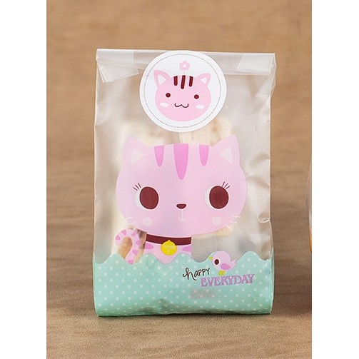 ถุงขยายข้างแบบมีลายขนาด 7x15 cm.