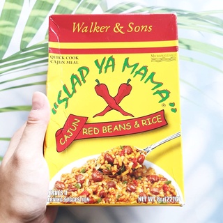 ถั่วแดงผสมข้าว Slap Ya Mama Red Beans &amp;  Rice Mix 227 g (Walker &amp; Sons®)