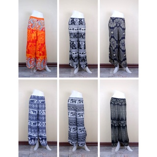 กางเกงขาบาน กางเกงหางปลา กางเกงผ้าสปันเรย่อน กางเกงช้าง // Flared Trousers, Fishtail Pants, Elephant Pants, Spun rayon