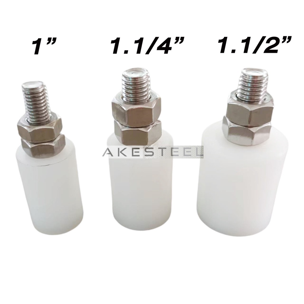 ล้อประคองซูฟารีน+น็อตเลส มี3ขนาด 1นิ้ว  - 1 1/2"  - 1 1/4"🔦 สำหรับติดตั้งประตูบ้าน ประตูโรงงาน