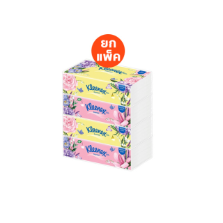 โปรโมชั่น : Kleenex คลีเน็กซ์ กระดาษทิชชู่เช็ดหน้า กลิ่นอโรมา ซอฟ บ๊อกซ์ 110 แผ่น 4 ชิ้น