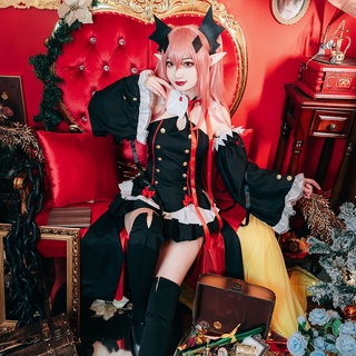 ชุดเดรสกระโปรง คอสเพลย์แวมไพร์ Seraph Of The End Owari No Seraph Krul Tepes สําหรับผู้หญิง