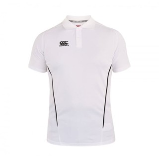 Polo Shirt, Canterbury Mens Team Dry Polo White, เสื้อโปโล, เสื้อคอปก