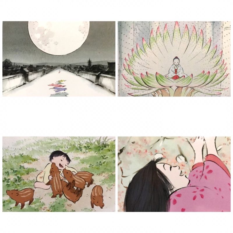 The Tale of the Princess Kaguya Ghibli Post Card โปสการ์ดอย่างเป็นทางการ