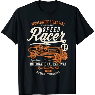 เสื้อยืด   Classic car speed racer T-shirt