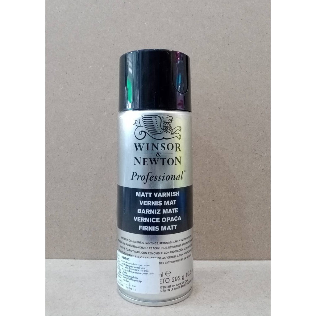 สเปรย์เคลือบภาพ Matt Varnish Winsor & Newton วินเซอร์แอนด์นิวตัน 400 ml.
