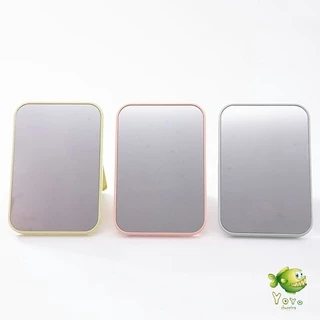 YOYO กระจกตั้งโต๊ะ แบบพกพา กระจกพับพกพาสะดวก Folding makeup mirror