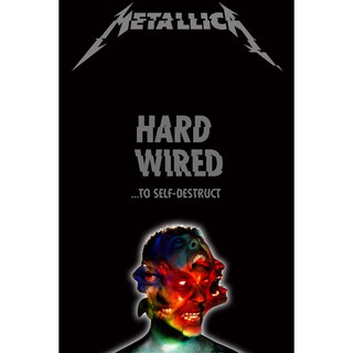 โปสเตอร์Metallica โปสเตอร์เมทัลลิกา โปสเตอร์ วอลเปเปอร์ ตกแต่งผนัง Poster โปสเตอร์วินเทจ โปสเตอร์วงดนตรี