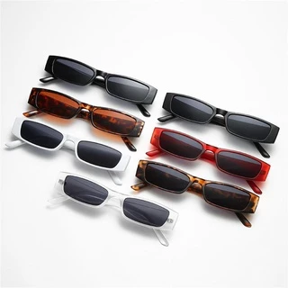 Maxg Retro Sun Glasses Trending Square Glasses กรอบเล็ก