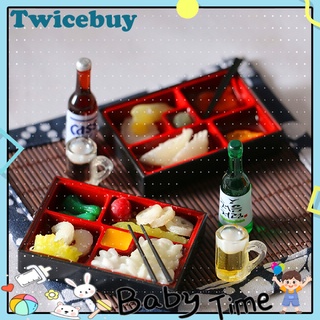 &lt;twicebuy&gt; ชุดอาหารจิ๋ว 1:12 DIY สําหรับบ้านตุ๊กตา 1 ชุด