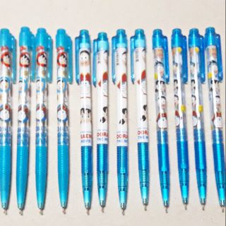 ปากกาลายลิขสิทธิ๋ กาลายการ์ตูนDoraemon 0.38 มม. สีน้ำเงิน 12 ด้าม