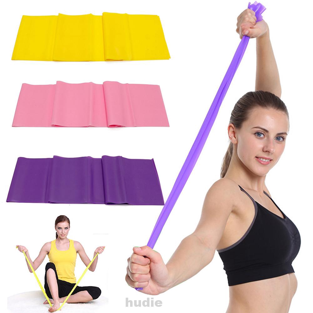 High Elastic Yoga Fitness Resistance Band 8Loop Training Strap Tension