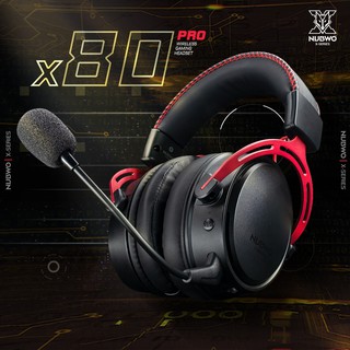 หูฟังเกมมิ่ง NUBWO X80 PRO WIRELESS GAMING HEADSET ( ประกัน 2 ปี )