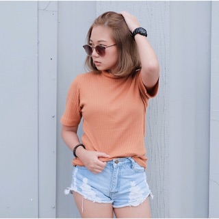 High Neck Top (DeepOrange)