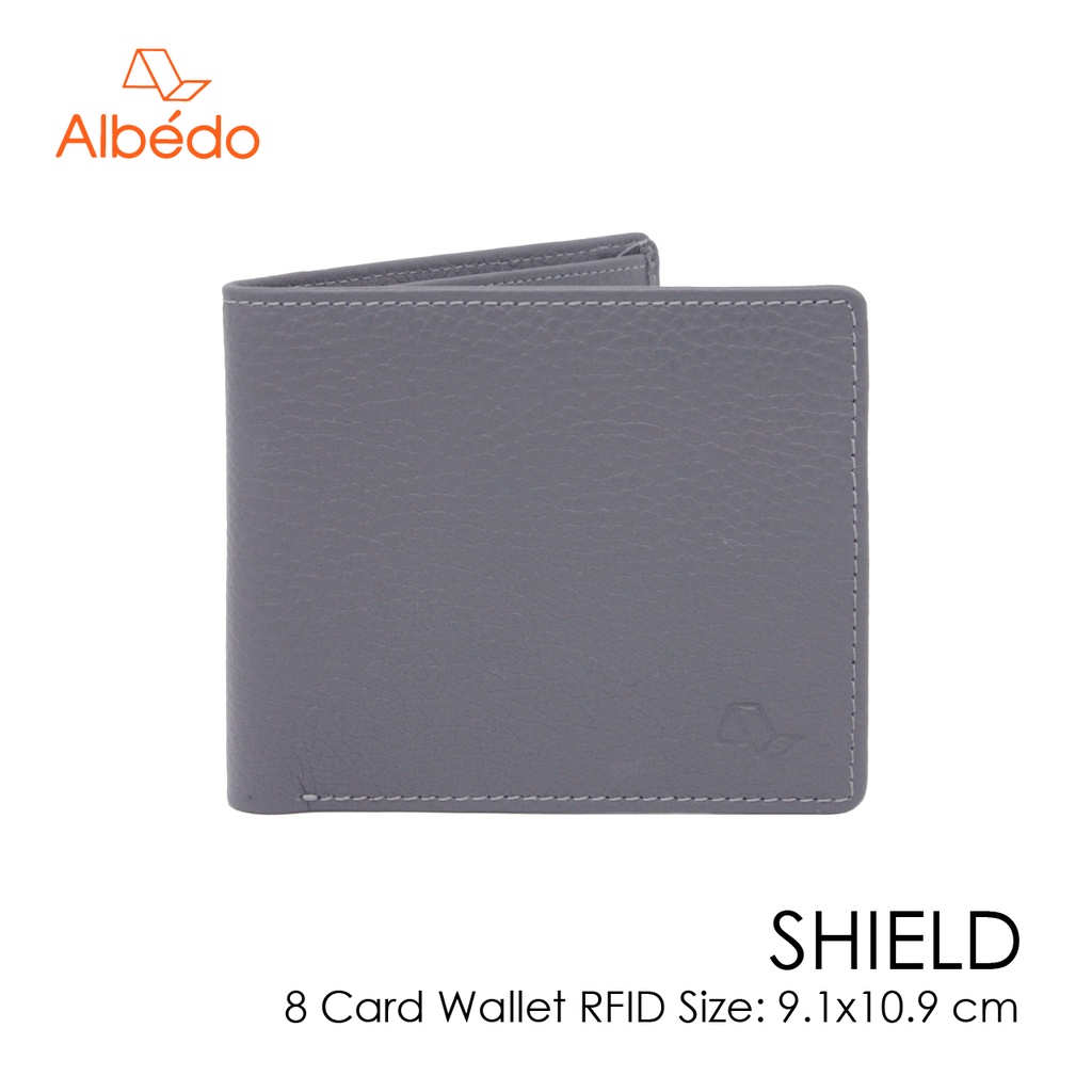 [Albedo] SHIELD 8 CARD WALLET RFID กระเป๋าสตางค์/กระเป๋าเงิน/กระเป๋าใส่บัตร รุ่น SHIELD - SL00195