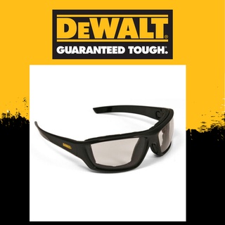 แว่นตานิรภัย Dewalt Converter Goggles In/Out Anti Fog Lenses Foam Padded