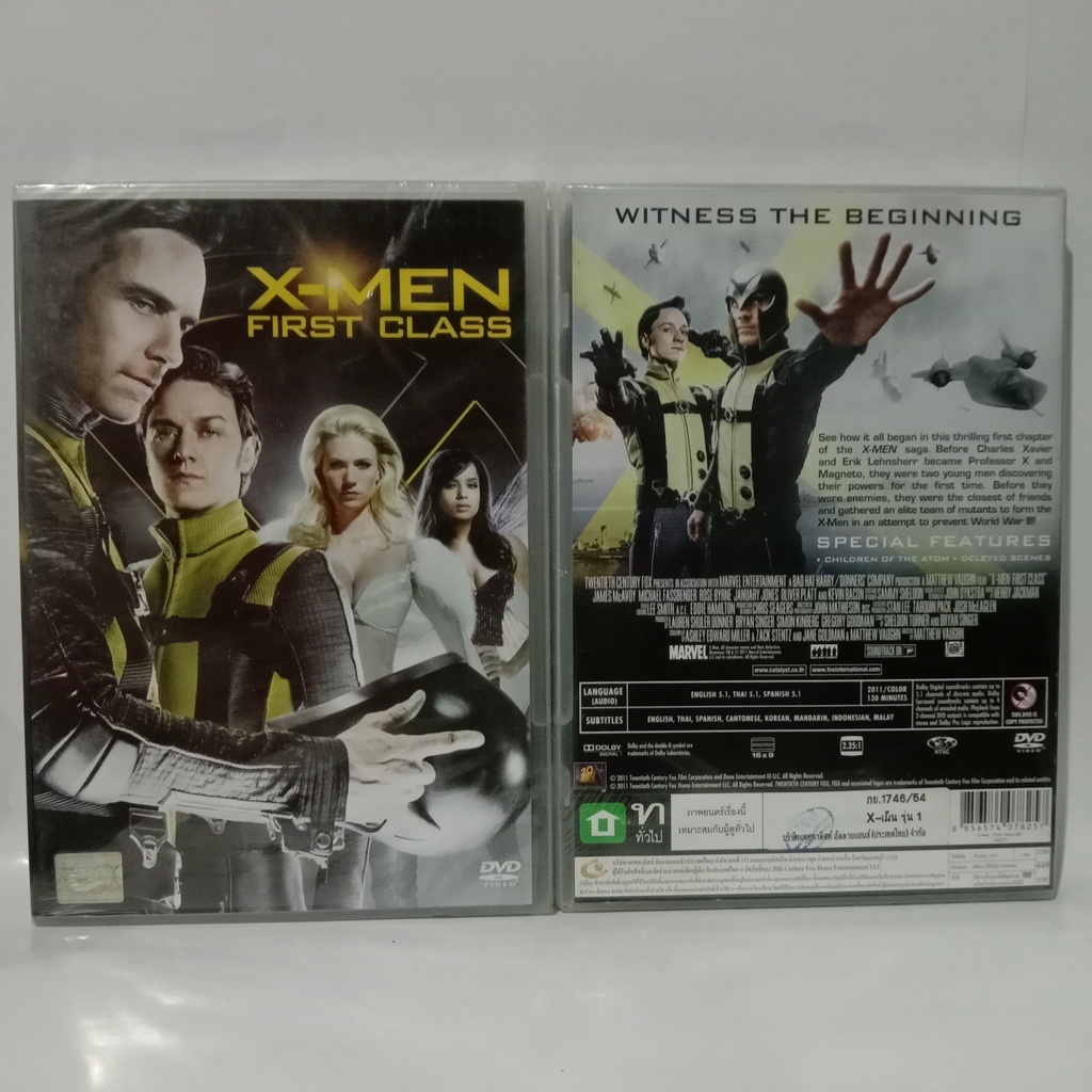 Media Play DVD X-Men: First Class/ X-เม็น รุ่น 1/ S14031DA