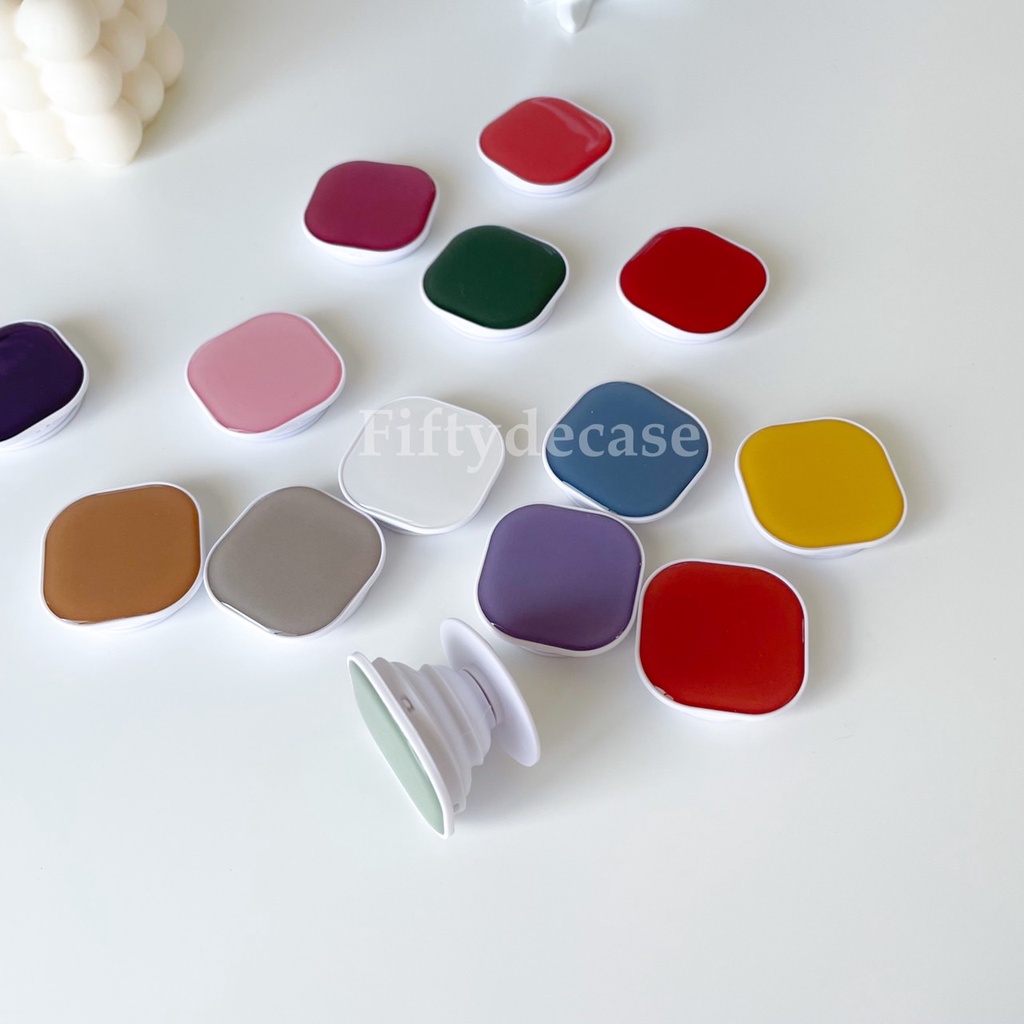 มาใหม่!!! griptok สีพื้นเนื้อเงา สไตล์มินิมอล ทรงสี่เหลี่ยม มีทุกโทนสี พร้อมส่ง!!! - รูปที่ 2