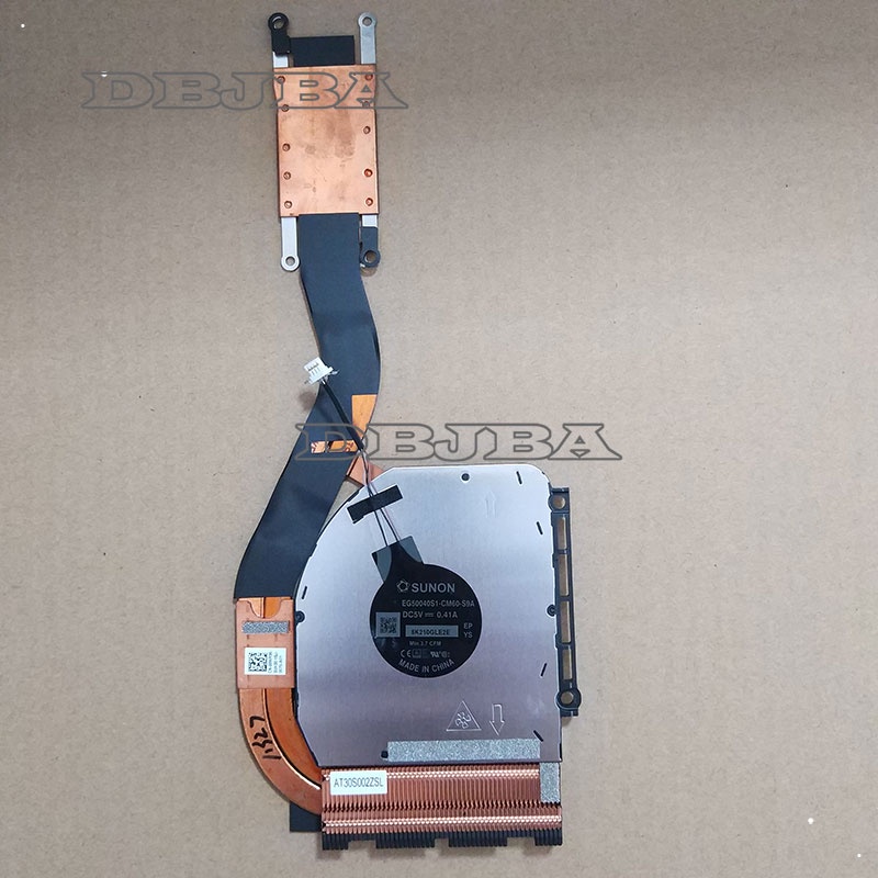 พัดลมระบายความร้อนฮีทซิงค์ใหม่สําหรับ Dell Latitude 7420 E7420 0WR96 EG50040S1-CM60-S9A AT30S002ZSL