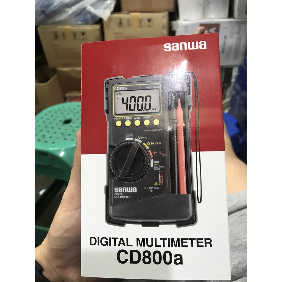 Sanwa CD800A มัลติมิเตอร์ดิจิตอล Avometer CD 800A มัลติมิเตอร์ญี่ปุ่น