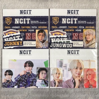 พร้อมส่ง nct 127 ncit postcard + photo frame set  , removable laptop deco sticker จองอู จอห์นนี่