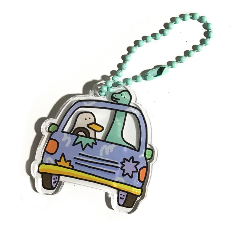 ssktmmee - keyring1 (duck and dino)