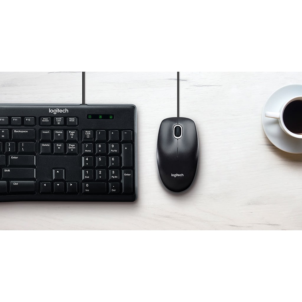 Logitech media desktop mk200 keyboardmouse usb