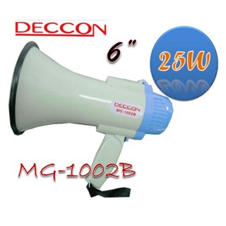 โทรโข่ง DECCON  รุ่น MG-1002B ขนาด 6 นิ้ว  25วตต์