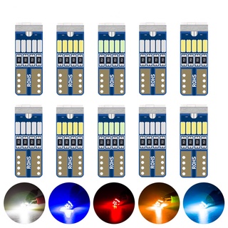 1ชิ้นรถLed T10 w5w LEDมหาดไทยตราสารไฟอ่านหนังสือ194 168หลอดไฟป้ายทะเบียนโคมไฟ12โวลต์4014smd