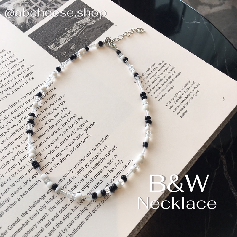 B&W necklace ig.abcheese.shop