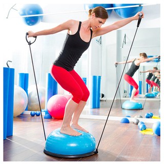 ฟิตเนสบอลโยคะฮาล์ฟบอล Balanced Bosu ball