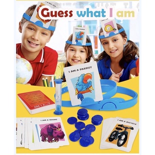 ++ฝึกภาษา HEDBANZ Guess Who am I เกมใบ้คำ เกมทายคำ ฉันคือใคร ทายซิ เกมครอบครัว++