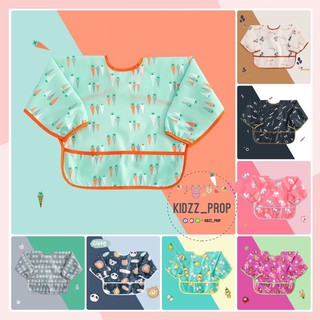 พร้อมส่ง📍เสื้อกันเปื้อนเด็กพรีเมี่ยมกันน้ำทั้งตัว💦✨