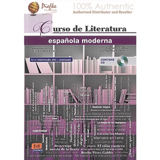 Curso de Literatura española moderna + Audio + ELEteca Access : 9788498483819 (นำเข้าของแท้100%)