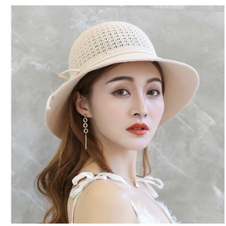 Summer Sunshade Ladies Cool Hat Travel Travel Hollow No.Nvmao