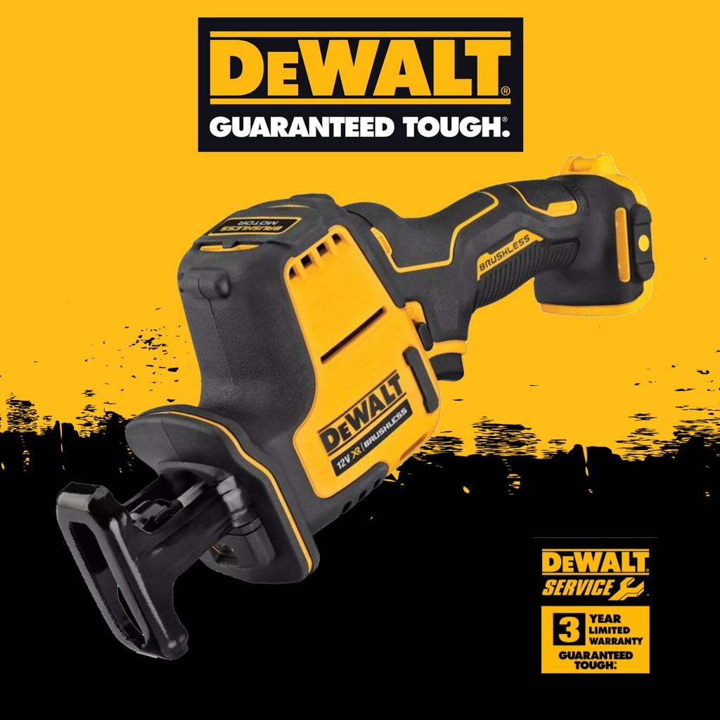 DeWALT DCS312N เลื่อยชักคอตรงไร้สาย 12V. Brushless (เครื่องเปล่า)