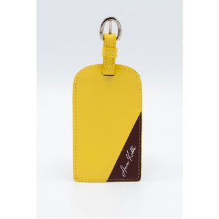 ป้ายห้อยกระเป๋า Luggage Tag  รุ่น Limited KCX สี Yellow/Brown By Anne Kokke