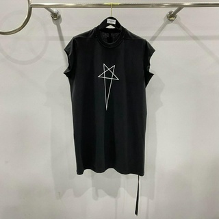 R RICK OWEN RO เสื้อยืดแขนยาว ผ้าถัก ทรงหลวม