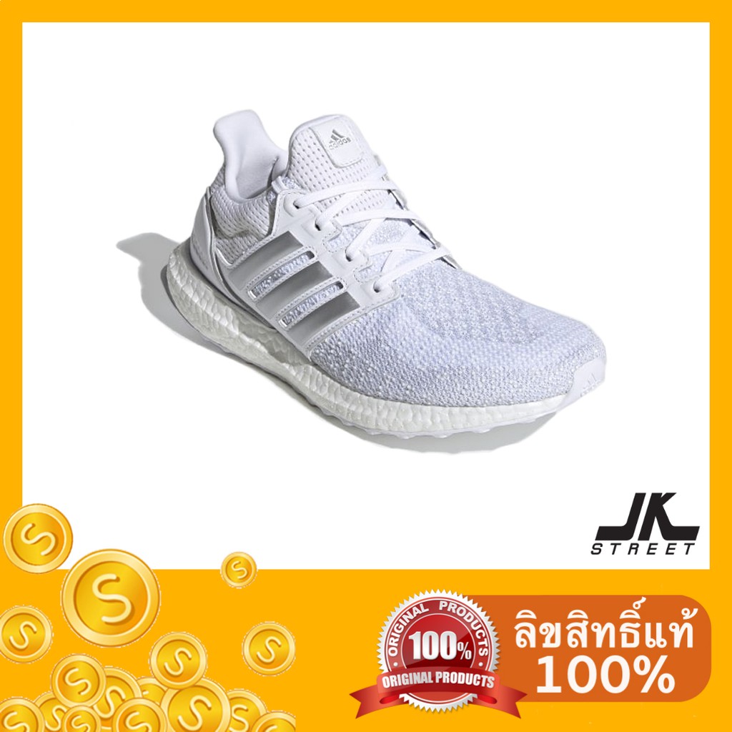 [โค้ด JK3D6V ลด 400] รองเท้า adidas UltraBoost DNA White/Silver FW8692 ของแท้ ป้ายช็อปไทย ลิขสิทธิ์แท้