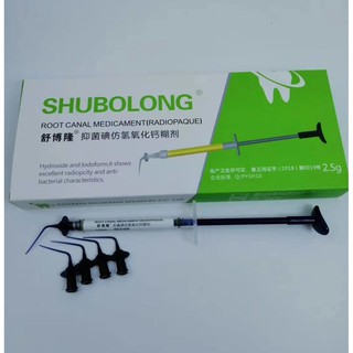 Shubolong iodoform แคลเซียมไฮดรอกไซด์ 2.5 กรัม สําหรับช่องปาก