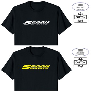 เสื้อยืด RACING เสื้อซิ่ง [COTTON 100%] [SPOON SPORTS]