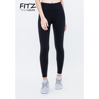 กางเกงโยคะ FITZ - Long Legging - Plactice - Black