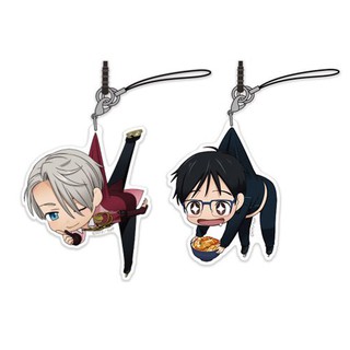 [ Yuri on ice - ยูริออนไอซ์ ] พวงกุญแจ ที่ห้อยโทรศัพท์ อะคริลิค ยูริ วิคเตอร์