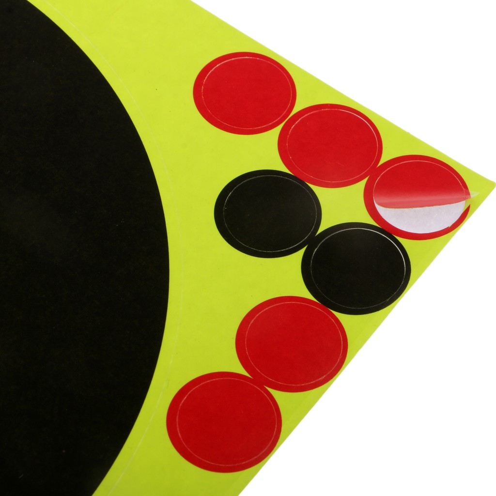 10pcs 20x20cm Shooting Target Paper Adhesive Splatter Sticker Reactive ...