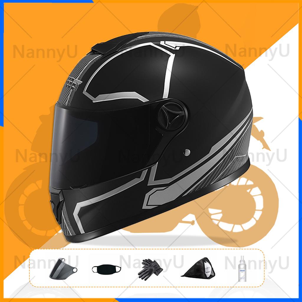 ∈❁Anchi หมวกกันน็อค หมวกกันน็อคมอเตอร์ไซค์ Motorcycle Helmet หมวกกันน็อคเต็มใบ ปลอดภัย กันน้ำ ทิวทัศ