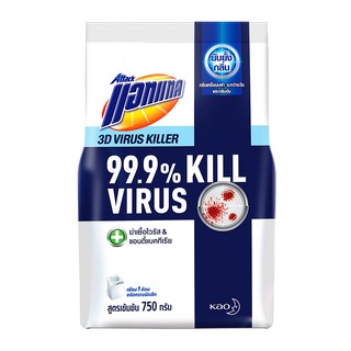 ว๊าว🍟 แอทแทค 3D ไวรัส คิลเลอร์ ผงซักฟอกสูตรเข้มข้น 750 กรัม Attack 3D Virus Killer Machine Powder Detergent 750g