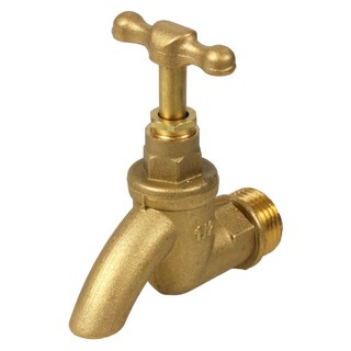 Water faucet BRASS GARDEN TAP CITY 1/2" Water valve Water supply system ก๊อกน้ำสนาม ก๊อกสนามทองเหลือง CITY 1/2 นิ้ว วาล์